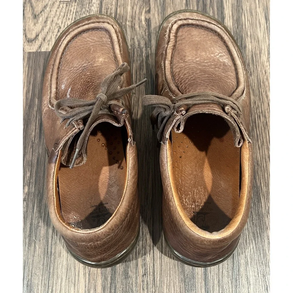 Havana Joe Leather Lace Up Shoes Brown Men Size 42 Made In Spain